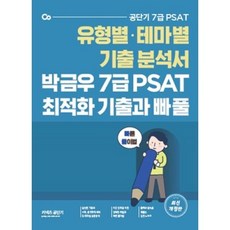 박금우의 7급 PSAT 최적화 기출과 빠풀:유형별·테마별 기출 분석서, 에스티유니타스