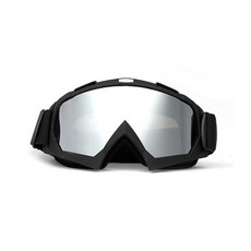 陌生人衣櫃騎行雪鏡 UNC-174, 02黑色(護目鏡)/銀色片(鏡片)