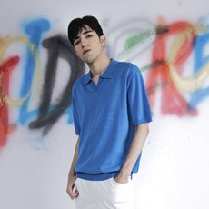남자오픈카라니트