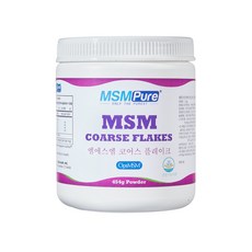 엠에스엠퓨어 MSM 식이유황 코어스플레이크 분말, 454g, 1개