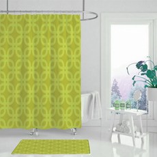 플로즈 유니크 컬러풀 디자인 샤워 커튼 A07 180 x 165cm, 1개
