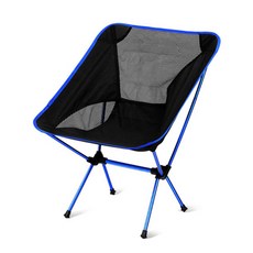 캘리웨이브 초경량 접이식 캠핑 의자, 블루, 1개