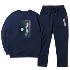 다꾸앙 남성용 빅사이즈 문리벌 특양면 트레이닝복 세트 D11DKA_DS3370