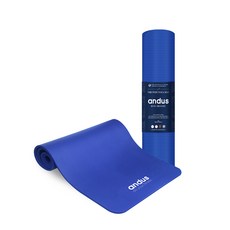 앤드어스 NBR 요가매트 10mm + 보관스트랩, 클래식블루