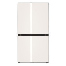 LG전자 디오스 오브제컬렉션 양문형 냉장고 글라스 832L 방문설치, 글라스 베이지,
