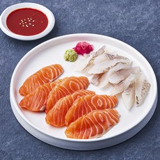 맛있는 연어 우럭회 (냉장), 1개, 200g