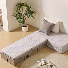 알뜨리 늘잠 3단 접이식 토퍼 8 x 60 x 200 cm