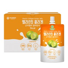 단디라이프 엘라스틴 콜라겐 곤약젤리 깔라만시맛 10개입, 840g, 1개