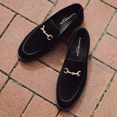 남성스웨이드로퍼