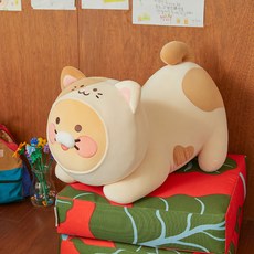 냥냥고양이 메가 바디 춘식이 인형쿠션, 혼합색상