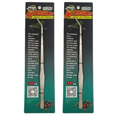 스테인레스 파충류 피딩 핀셋 곡형 38cm NZ-13, 혼합색상, 2개