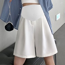 루즈핏 하이웨스트 캐주얼 데일리 임산부 반바지