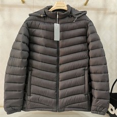 男款北歐風日常防寒輕量連帽外套