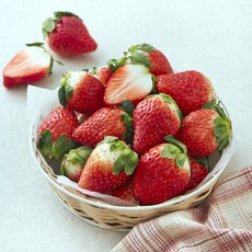 드림팜 한단 홍희딸기 대과, 1개, 500g