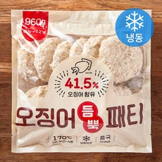 엠디에스 오징어듬뿍패티 (냉동), 960g, 1개