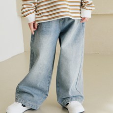 vavkids 兒童款刷色牛仔褲