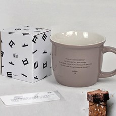 토브 리브 말씀 머그컵, 브라운, 1개 브라운, 1개