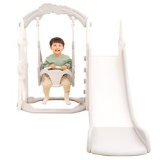 파피루스 유아용 페어리 미끄럼틀 그네 세트, 혼합색상