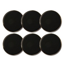 동대문단추왕 알로이 콤비 단추 21mm, 블랙G, 6개 블랙G, 6개