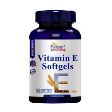 ESMOND NATURAL 愛司盟 維他命E軟膠囊, 小麥胚芽低溫壓榨 吸收率佳, 含400 IU 維他命E, 60顆/瓶, 1罐