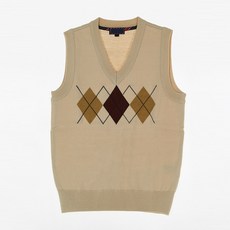 校服Mall菱形格紋校服背心