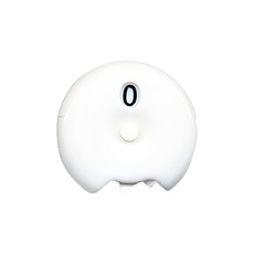 日本 Tabata 高爾夫迷你計分器 GV-0912，單鍵歸零，附夾子, 白色