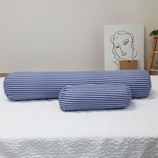 라인즈 로드 캔디쿠션 바디필로우 커버 + 솜, 로드블루