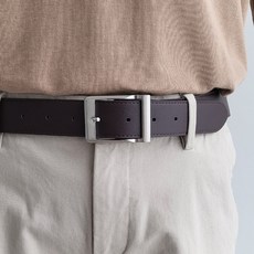 바비수 남성용 빅티드 굴절 버클 벨트 35mm