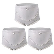 한별나라 스레드 면 하이웨스트 이중 임산부 팬티 3p