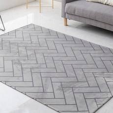 헤링본극세사거실매트