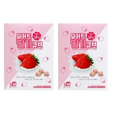 산마을 요거트 딸기 큐브 1.8g x 10p, 딸기 + 요거트, 2개, 18g