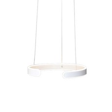 원하 식탁등 펜던트조명 와이드링 LED 40W 전구, 화이트