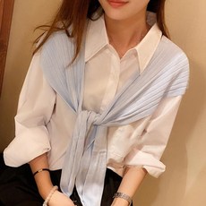 페이퍼먼츠 여성용 베이직 심플 포인트 니트 가디건 숄 13661