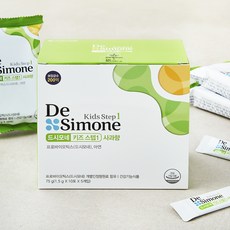 드시모네 키즈 스텝1 사과향 50p, 75g, 1개