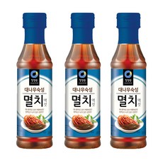 대상 청정원 멸치액젓, 500g, 3개