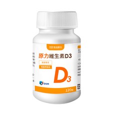 悠活原力 維生素D3, 400mg, 120顆, 1罐