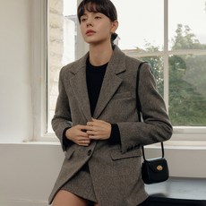LOOKAST 여성용 레이 울 자켓