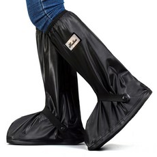 에버하우스 고급형 라이딩 방수 신발커버 XL 2p, 블랙