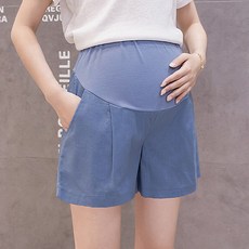 임산부 기본 코튼 캐주얼 반바지