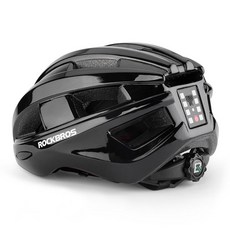 락브로스 자전거 전동킥보드 후미등일체형 헬멧 ZK-013, 블랙