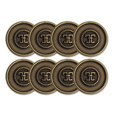 코트 가디건 단추 타이밍 23mm, 청동, 8개 - buttonsgalore