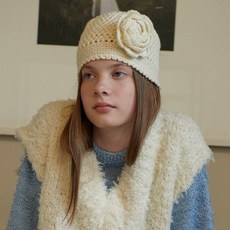 펀프롬펀 Handmade corsage beanie - 방한캡