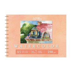 DOOSUNG PAPER Art Prince 水彩畫用水彩素描本 W03 250g, A5, 25張, 1本