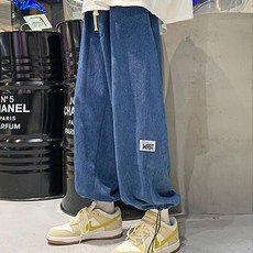 남성용 마켓A 따뜻한 캐주얼 스포츠 팬츠