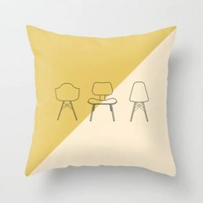 플로즈 유니크 프린팅 인테리어 소파 쿠션 커버