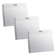 ABM A3 圖畫紙收納文件夾 半透明白色 3入組, 3個