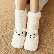 양털롱수면양말