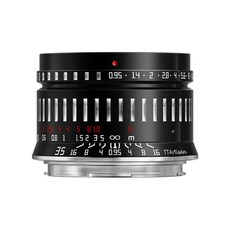 티티아티산 L마운트 APS-C 렌즈 35mm F0.95 블랙실버