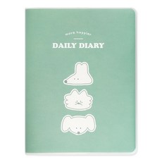 뭉구 8000 보바 데일리 다이어리, 민트, 1개