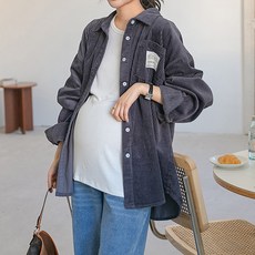에스텔라 임산부 코듀로이 셔츠 재킷 zxs23